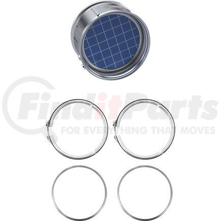 BJB514-C by SKYLINE EMISSIONS - DPF KIT CONSISTING OF 1 DPF, 1 GASKET, AND 2 CLAMPS