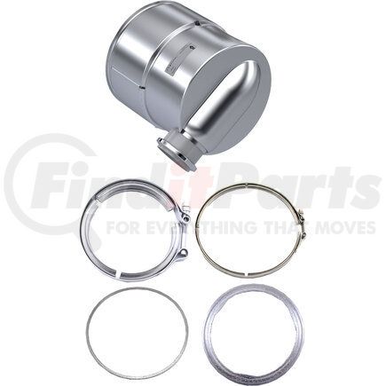 CJ0423-C by SKYLINE EMISSIONS - DOC KIT CONSISTING OF 1 DOC, 2 GASKETS, AND 2 CLAMPS