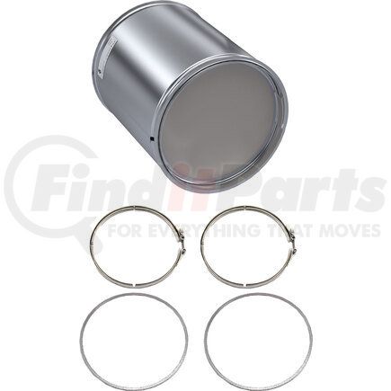 CJ1202-C by SKYLINE EMISSIONS - DPF KIT CONSISTING OF 1 DPF, 2 GASKETS, AND 2 CLAMPS
