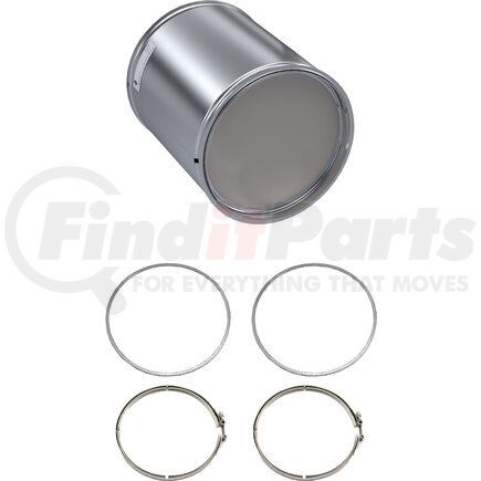 CJ1203-C by SKYLINE EMISSIONS - DPF KIT CONSISTING OF 1 DPF, 2 GASKETS, AND 2 CLAMPS