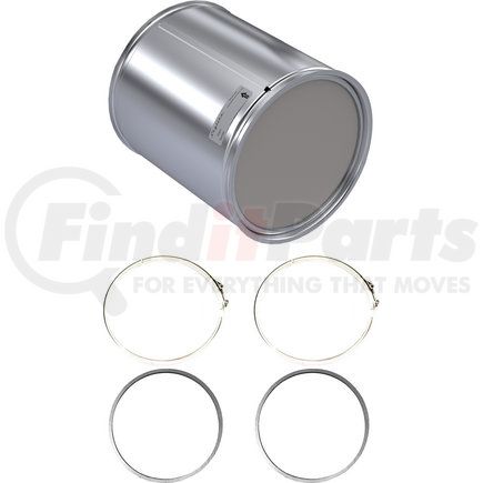 DN1501-C by SKYLINE EMISSIONS - Diesel Particulate Filter (DPF) Kit - with 2 Gaskets and 2 Clamps