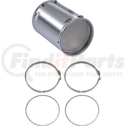 LJ1206-C by SKYLINE EMISSIONS - DPF KIT CONSISTING OF 1 DPF, 2 GASKETS, AND 2 CLAMPS