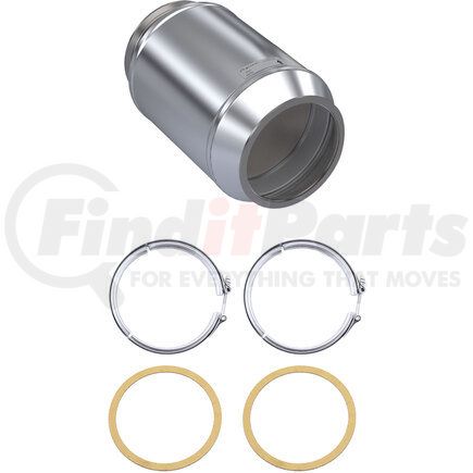 MJ0820-C by SKYLINE EMISSIONS - DPF KIT CONSISTING OF 1 DPF, 2 GASKETS, AND 2 CLAMPS