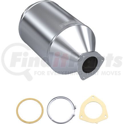 MK1221-C by SKYLINE EMISSIONS - DPF KIT CONSISTING OF 1 DPF, 2 GASKETS, AND 1 CLAMP