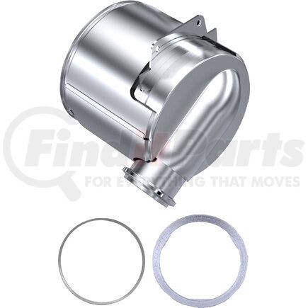 MN0405-K by SKYLINE EMISSIONS - Diesel Oxidation Catalyst (DOC) Kit - Stainless Steel, for Cummins ISM/ISL, EPA07