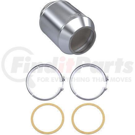 MN1027-C by SKYLINE EMISSIONS - DPF KIT CONSISTING OF 1 DPF, 2 GASKETS, AND 2 CLAMPS