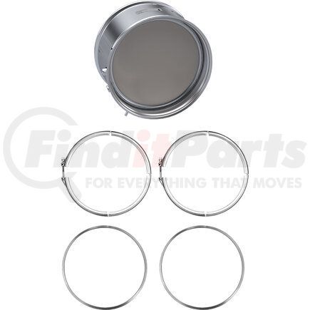 MQ0711-C by SKYLINE EMISSIONS - DPF KIT CONSISTING OF 1 DPF, 2 GASKETS, AND 2 CLAMPS