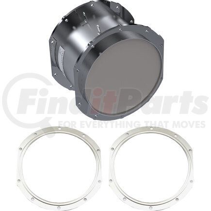 SG0801-K by SKYLINE EMISSIONS - Diesel Particulate Filter (DPF) Kit - Stainless Steel, Isuzu 6HK1/4HK1, EPA07, 2 Gaskets