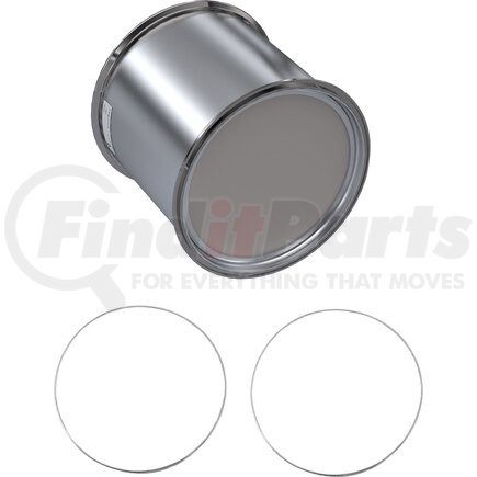 VN1209-K by SKYLINE EMISSIONS - Diesel Particulate Filter (DPF) Kit - Stainless Steel, EPA13, Comes with 2 Gaskets