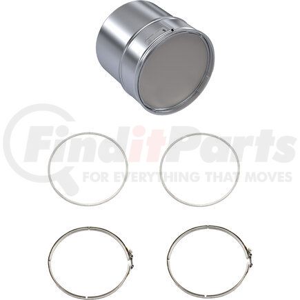 VQ1202-C by SKYLINE EMISSIONS - DPF KIT CONSISTING OF 1 DPF, 2 GASKETS, AND 2 CLAMPS