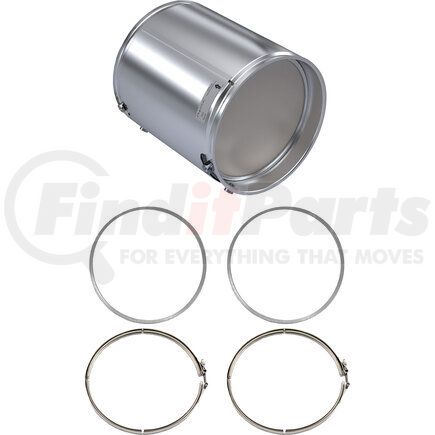 XN1106-C by SKYLINE EMISSIONS - DPF KIT CONSISTING OF 1 DPF, 2 GASKETS, AND 2 CLAMPS