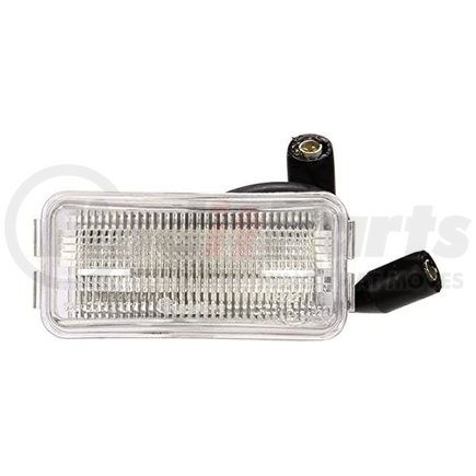 15205 by PACCAR - License Plate Light - 15 Series, Rectangular, LED, 3 Diode, Bracket Mount, Hardwired, Female PL-10, 12V