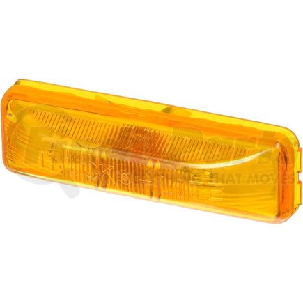 19200Y by PACCAR - Marker Light - 19 Series, Yellow, Rectangular, Incandescent, 2 Bulbs, Base Mount, 19 Series Male Pin