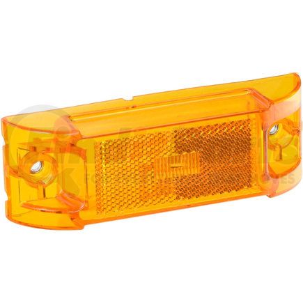 21251Y by PACCAR - Marker Light - 21 Series, Yellow, Rectangular, LED, 2 Diodes, 2-Screw Mount, Reflectorized, Fit N' Forget, 12V