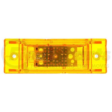 21275Y by PACCAR - Marker Light - Super 21, Yellow, Rectangular, LED, 8 Diodes, 2-Screw Mount, Fit N' Forget, 12V