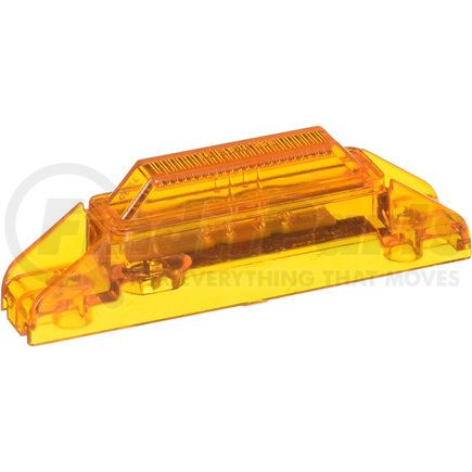 35200Y by PACCAR - Marker Light - 35 Series, Yellow, Rectangular, LED, 2 Diode, 3/4" Wide, Fit N' Forget