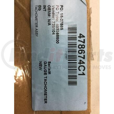 478674C1 by NAVISTAR - INTERNATIONAL TACHOMETER ASSY