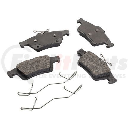 MQD1564HDC by HALDEX - High Duty Cycle Friction Hydraulic Brake Pad Kit - FMSI D1564