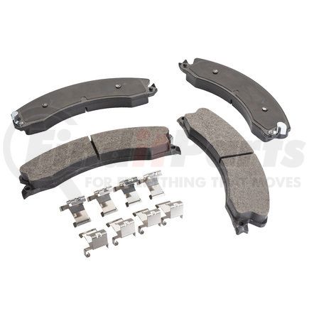 MQD1565HDC by HALDEX - High Duty Cycle Friction Hydraulic Brake Pad Kit - FMSI D1565