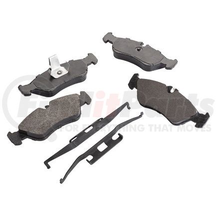 MQD1006HDC by HALDEX - High Duty Cycle Friction Hydraulic Brake Pad Kit - FMSI D1006