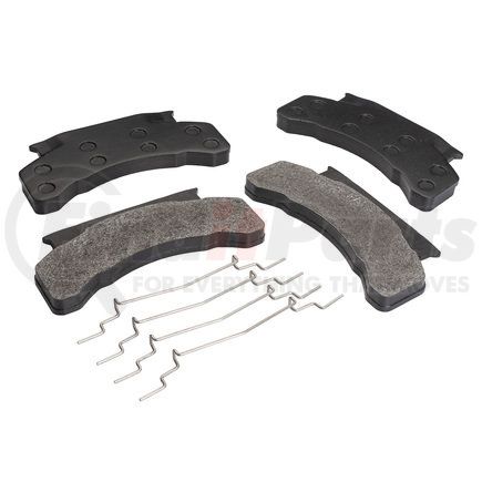 MQD224HDC by HALDEX - High Duty Cycle Friction Hydraulic Brake Pad Kit - FMSI D224