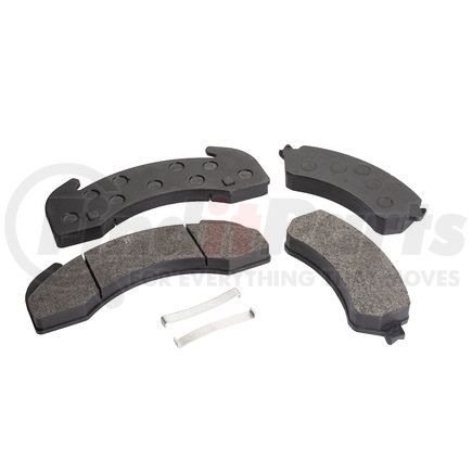 MQD225HDC by HALDEX - High Duty Cycle Friction Hydraulic Brake Pad Kit - FMSI D225