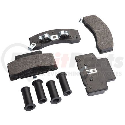 MQD459HDC by HALDEX - High Duty Cycle Friction Hydraulic Brake Pad Kit - FMSI D459