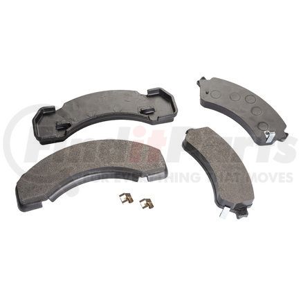 MQD717HDC by HALDEX - High Duty Cycle Friction Hydraulic Brake Pad Kit - FMSI D717