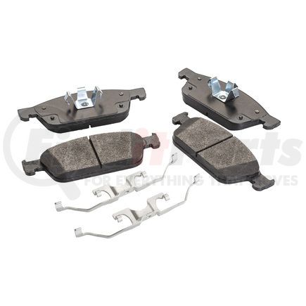 MQD1645HDC by HALDEX - High Duty Cycle Friction Hydraulic Brake Pad Kit - FMSI D1645