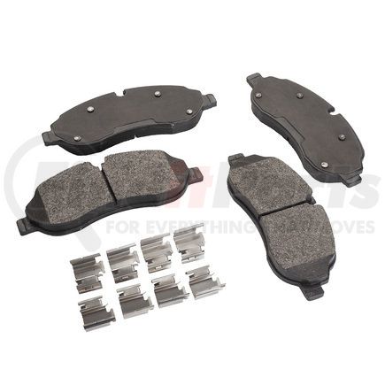 MQD1774HDC by HALDEX - High Duty Cycle Friction Hydraulic Brake Pad Kit - FMSI D1774