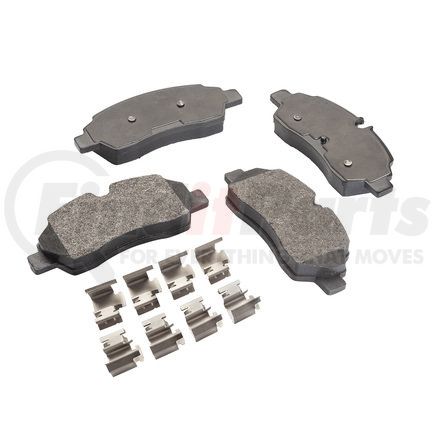 MQD1775HDC by HALDEX - High Duty Cycle Friction Hydraulic Brake Pad Kit - FMSI D1775