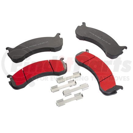 MQD786HDC by HALDEX - High Duty Cycle Friction Hydraulic Brake Pad Kit - FMSI D786