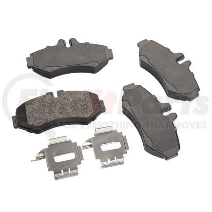 MQD928HDC by HALDEX - High Duty Cycle Friction Hydraulic Brake Pad Kit - FMSI D928