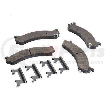 MQD784HDC by HALDEX - High Duty Cycle Friction Hydraulic Brake Pad Kit - FMSI D784