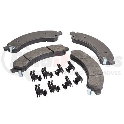 MQD989HDC by HALDEX - High Duty Cycle Friction Hydraulic Brake Pad Kit - FMSI D989