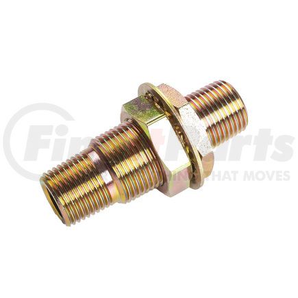 11300 by HALDEX - Midland Air Line Connector Fitting - Steel Terminal Bolt (Frame Nipples), Bulkhead Union, Male-Female Connector, 1/4 in. NPTF Female Thread