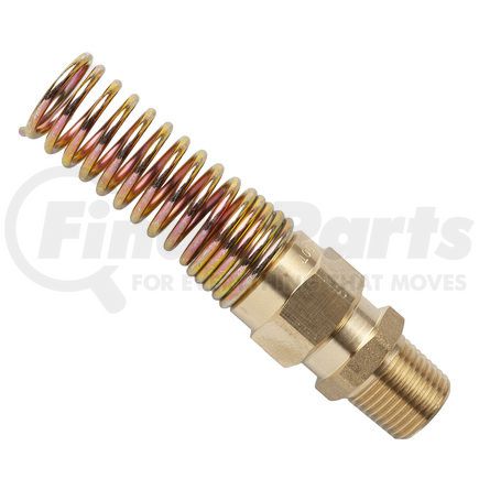 11900 by HALDEX - Air Brake Hose End - with Spring Guard, 1/4 in. NPT