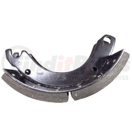 GG4591DXQG by HALDEX - Drum Brake Shoe Kit - Remanufactured, Rear, Relined, 2 Brake Shoes, with Hardware, FMSI 4591, for Dexter (PQ) Style Applications