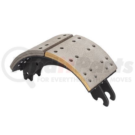 GC4515QR by HALDEX - Drum Brake Shoe and Lining Assembly - Rear, Relined, 1 Brake Shoe, without Hardware, for use with Meritor "Q" Current Design Applications