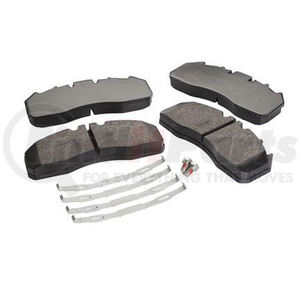 MPBD1708XT by HALDEX - Disc Brake Pad Repair Kit - Select XT, For Meritor ELSA 225-3 Calipers, FMSI D1708