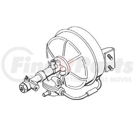 RV2504105X by HALDEX - Fourth Series Vacuum Booster - Remanufactured, without Bracket