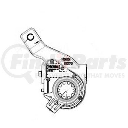 30010160 by HALDEX - Air Brake Automatic Slack Adjuster - Rear, 6" Arm Length, 1.5" Spline Diameter, 10 Spline