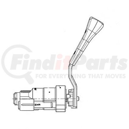 KN20545 by HALDEX - In-Column Mount Trailer Brake Control - Self-Releasing Type, OEM N30103FC