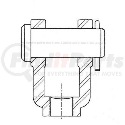 M4036049 by HALDEX - Brake Chamber / Cylinder Assembly Clevis - 5/8 in. Thread, 3/4" Pin Diameter