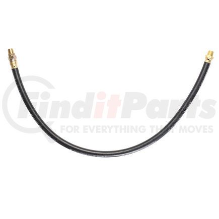 16636 by HALDEX - Air Brake Hose Assembly - 36" Length, 3/8" I.D., 3/8" One Fixed-One Swivel Ends