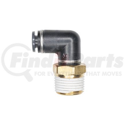 APC69S4X2 by HALDEX - Midland Push-to-Connect (PTC) Fitting - Composite, Swivel Elbow Type, Male Connector, 1/4 in. Tubing ID