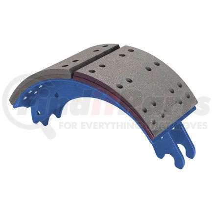 GD4515QN by HALDEX - Drum Brake Shoe and Lining Assembly - Rear, New, 1 Brake Shoe, without Hardware, for use with Meritor "Q" Current Design Applications