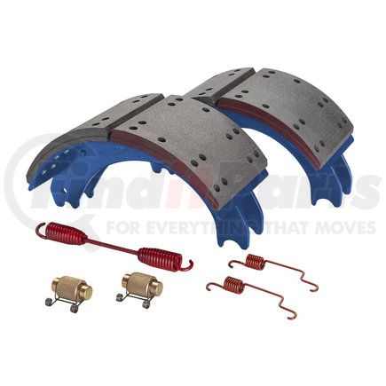 GD4709ES2J by HALDEX - Drum Brake Shoe Kit - Rear, New, 2 Brake Shoes, with Hardware, FMSI 4709, for use with Eaton "ESII"