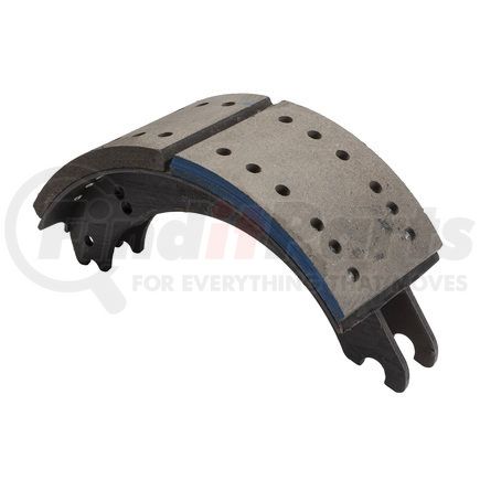 GF4514QR by HALDEX - Drum Brake Shoe and Lining Assembly - Front, Relined, 1 Brake Shoe, without Hardware, for use with Meritor "Q" Current Design Applications