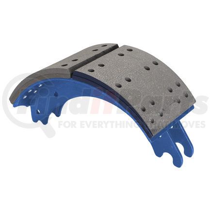 GF4515QN by HALDEX - Drum Brake Shoe and Lining Assembly - Rear, New, 1 Brake Shoe, without Hardware, for use with Meritor "Q" Current Design Applications